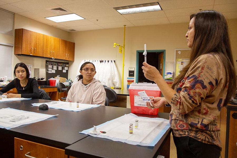 Students in the Pharmacy Technician Certificate Program at SJC